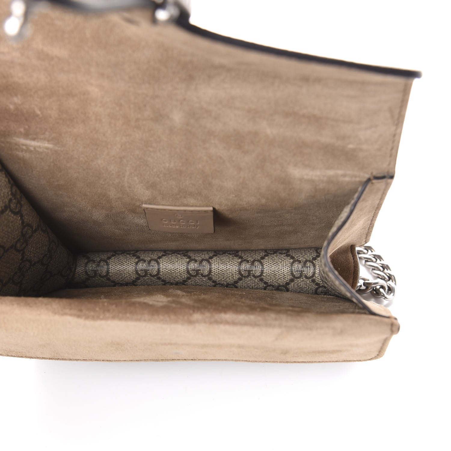 Gucci GG Supreme Monogram Mini Dionysus Shoulder Bag Taupe 5 of 11