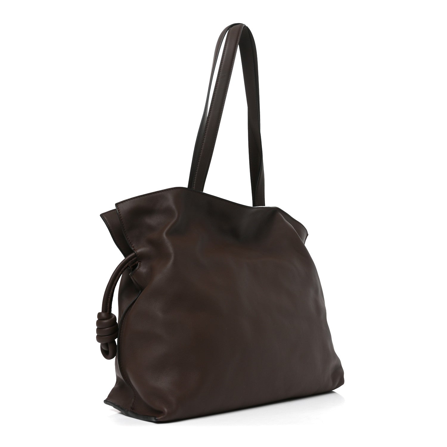 Loewe Calfskin Large Flamenco Knot Bag Chocolate 3 of 9