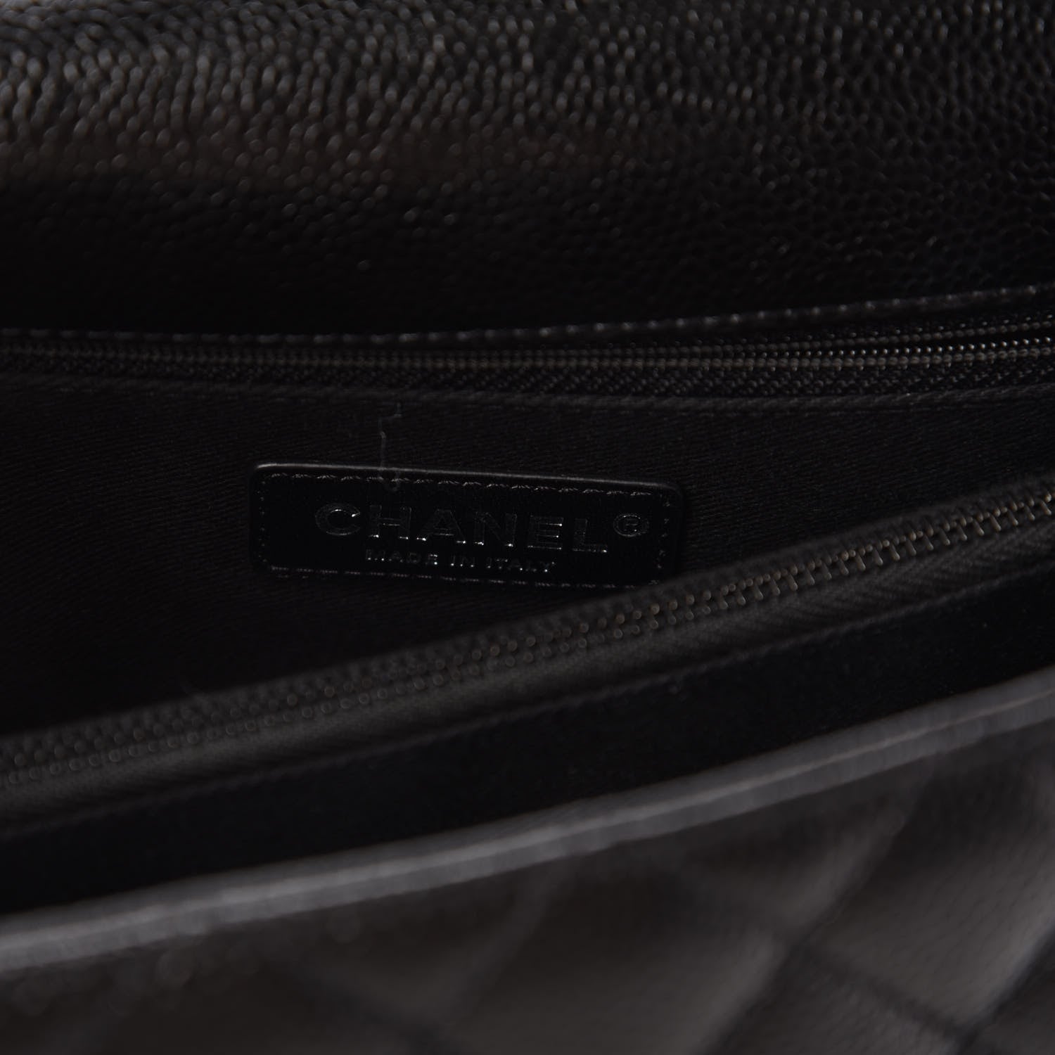 Chanel Caviar Quilted Medium Coco Handle Flap So Black 8 of 10