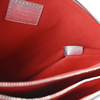 Louis Vuitton Metallic Lambskin Embossed Monogram Coussin PM Silver 7 of 10