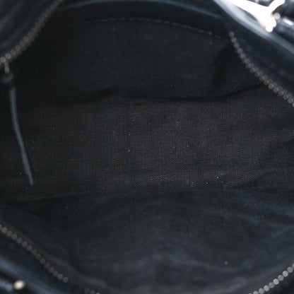 Balenciaga Chevre Silver Metallic Edge Hardware Mini City Black 5 of 12