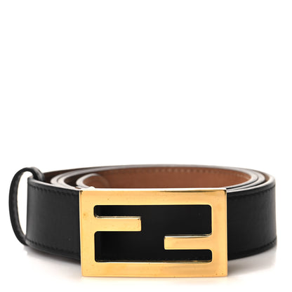 Fendi Calfskin Baguette Belt 90 36 Black 1 of 6