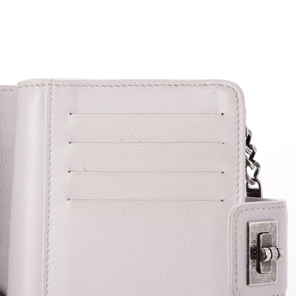 Chanel Calfskin Reissue Compact Wallet Grey 9 of 10