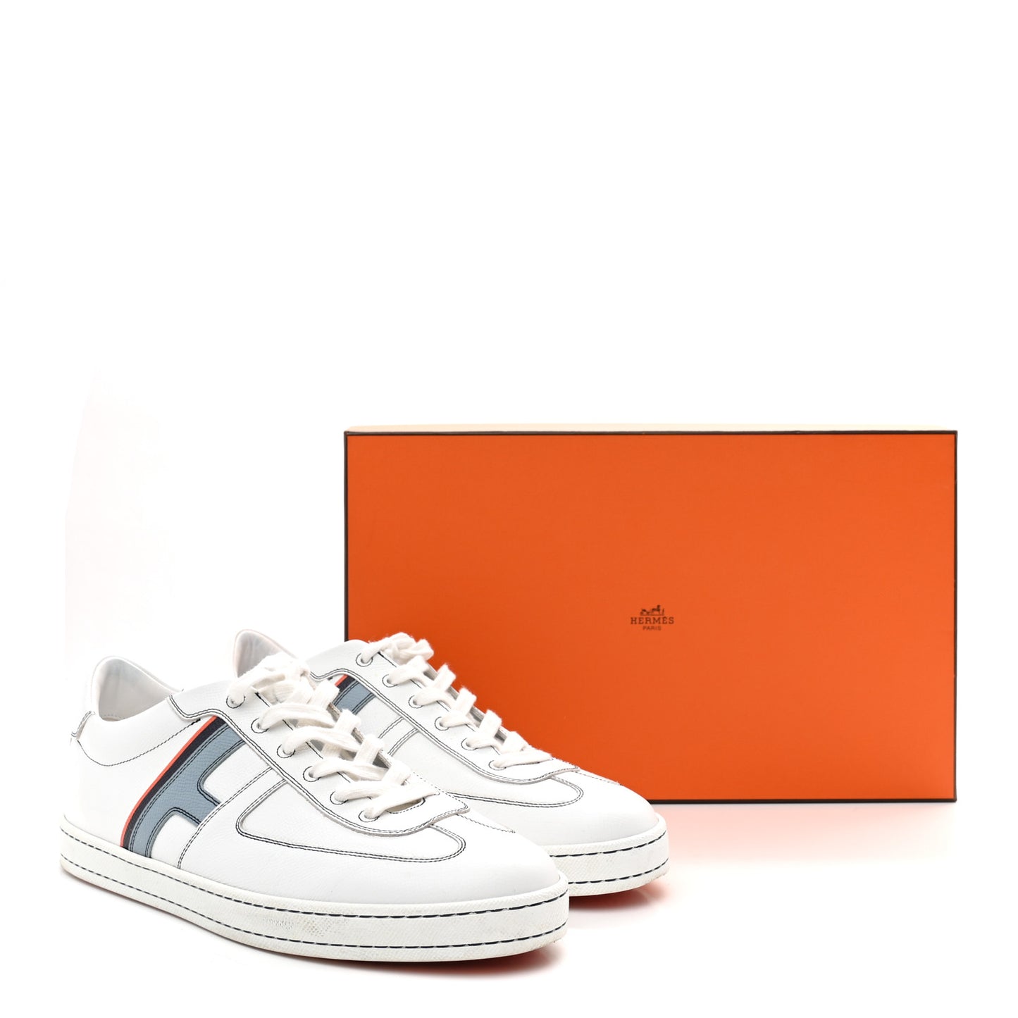 Epsom Mens Boomerang Sneakers 43 White