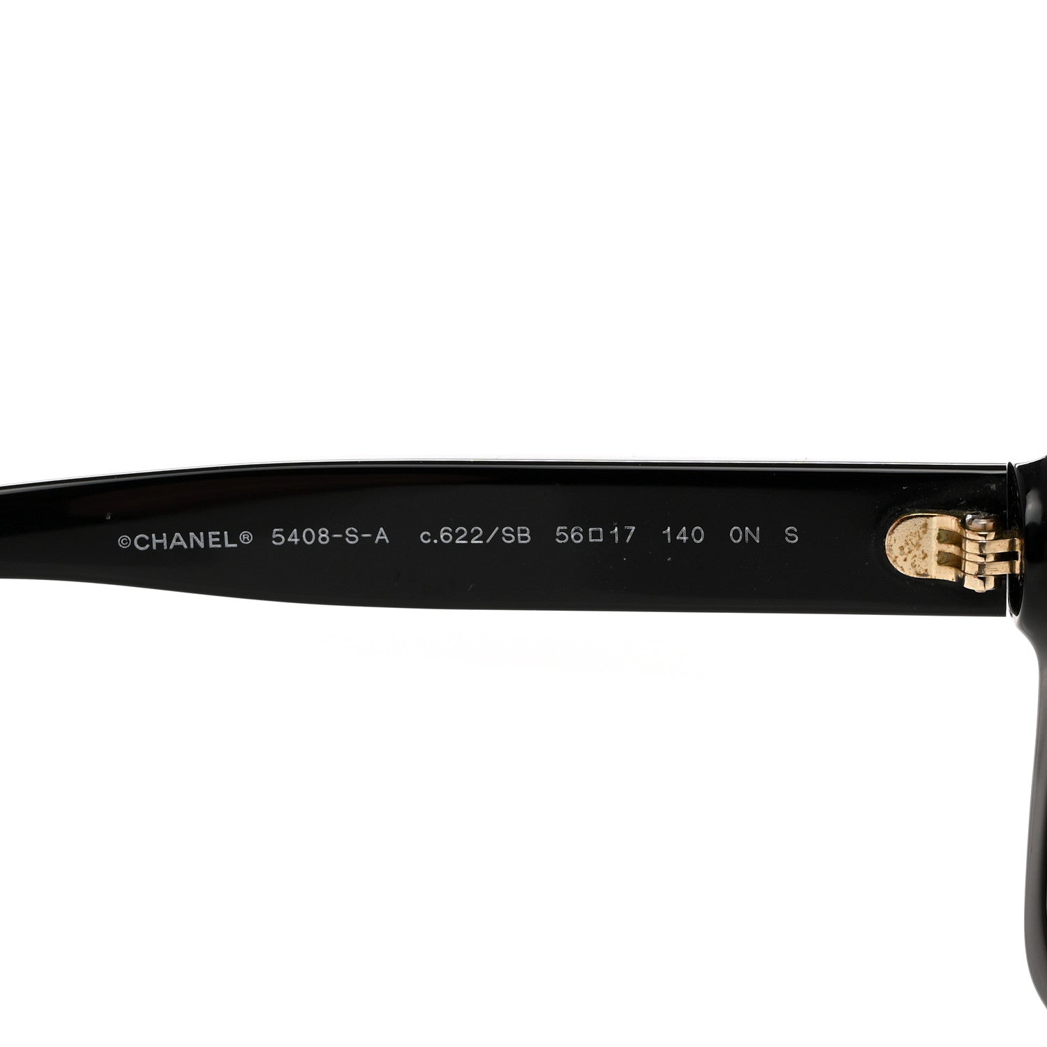 Chanel Acetate Square Blue Light Glasses 5408-S-A Black 5 of 8