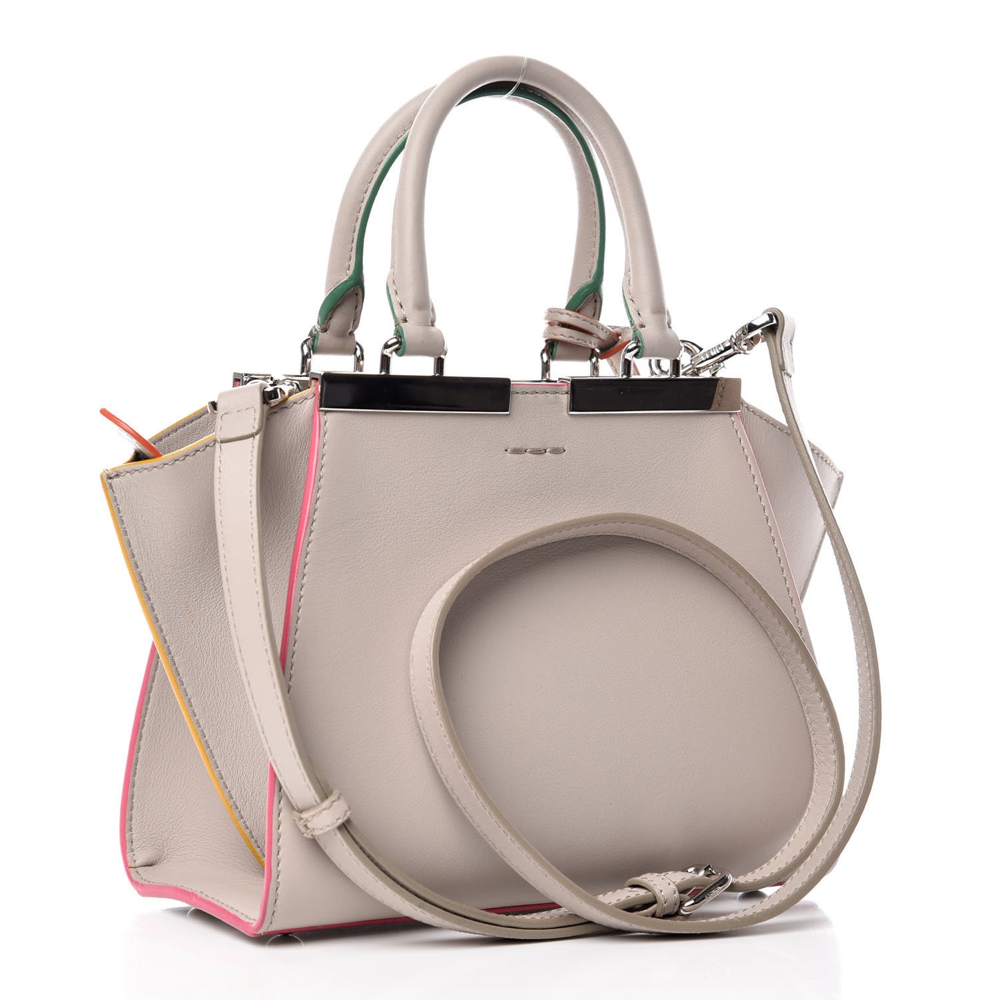 Vitello Dolce Mini 3Jours Tote Grigio Polvere