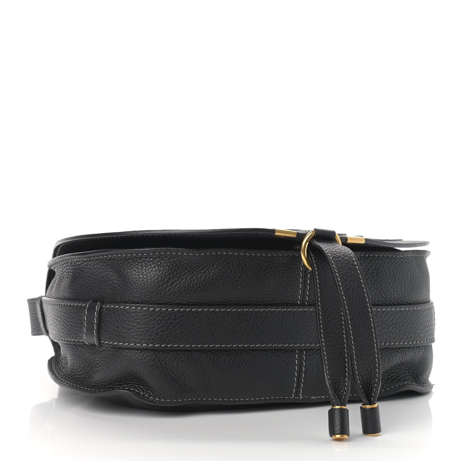 Chloe Calfskin Medium Marcie Round Crossbody Bag Black 4 of 8