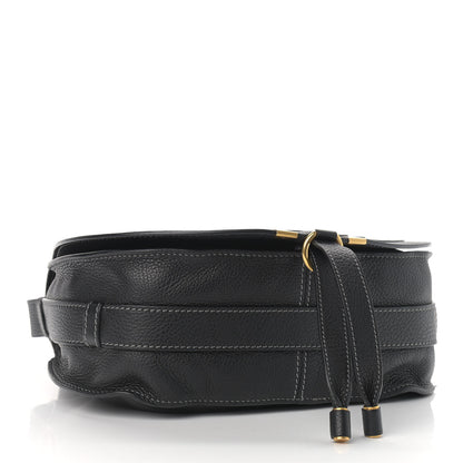 Chloe Calfskin Medium Marcie Round Crossbody Bag Black 4 of 8