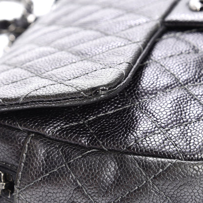 Chanel Iridescent Caviar Quilted Small Chic Flap Argent 4 of 13