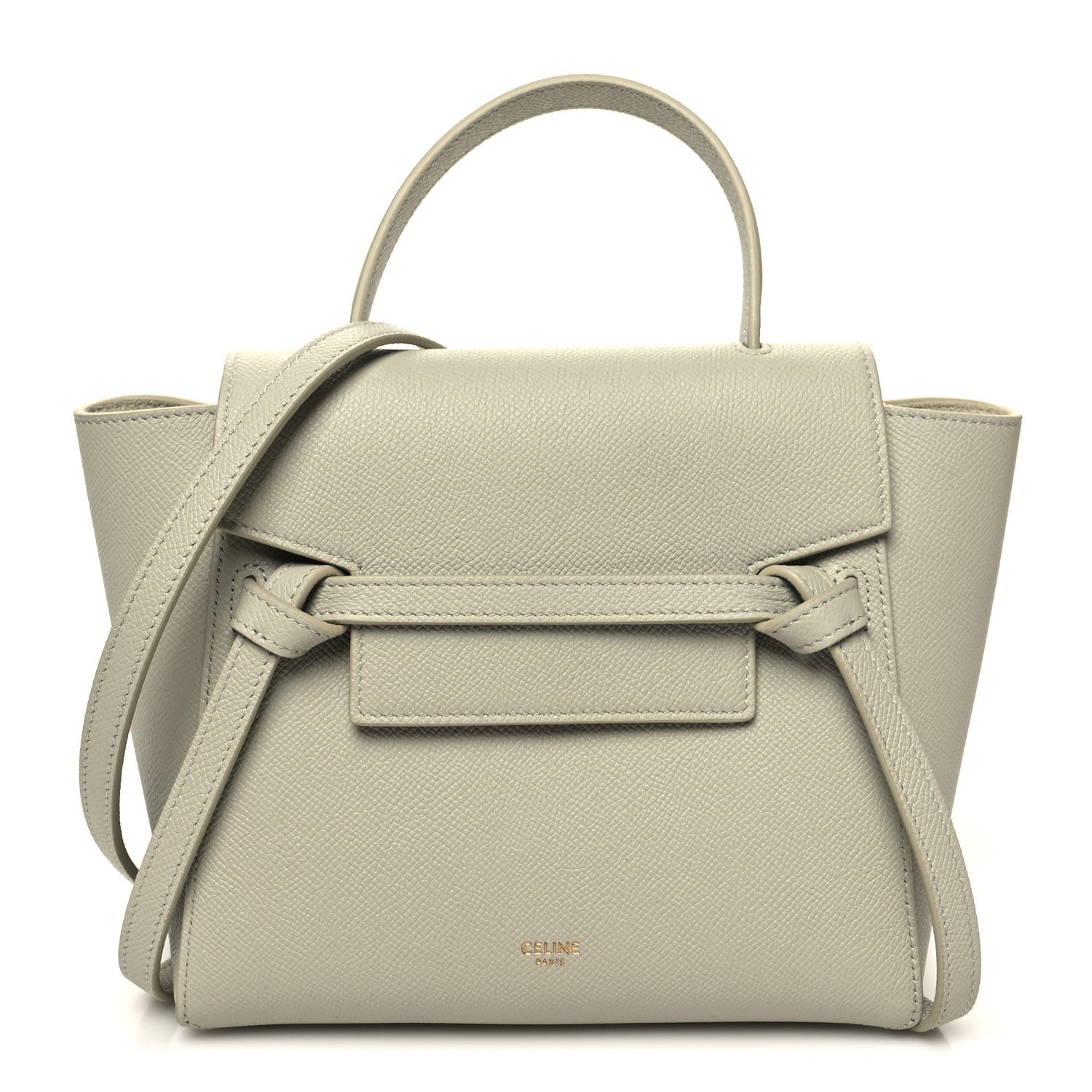 Celine Grained Calfskin Nano Belt Bag Jade 1 of 11