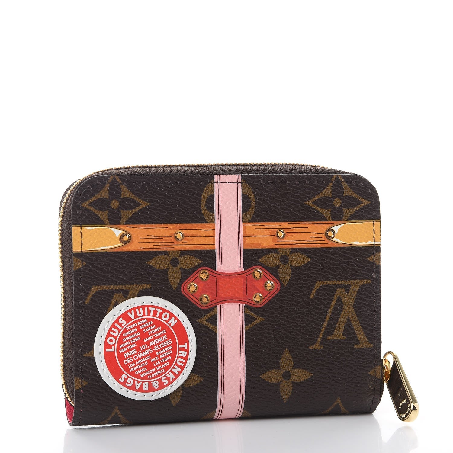 Louis Vuitton Monogram Summer Trunks Zippy Coin Purse 3 of 8