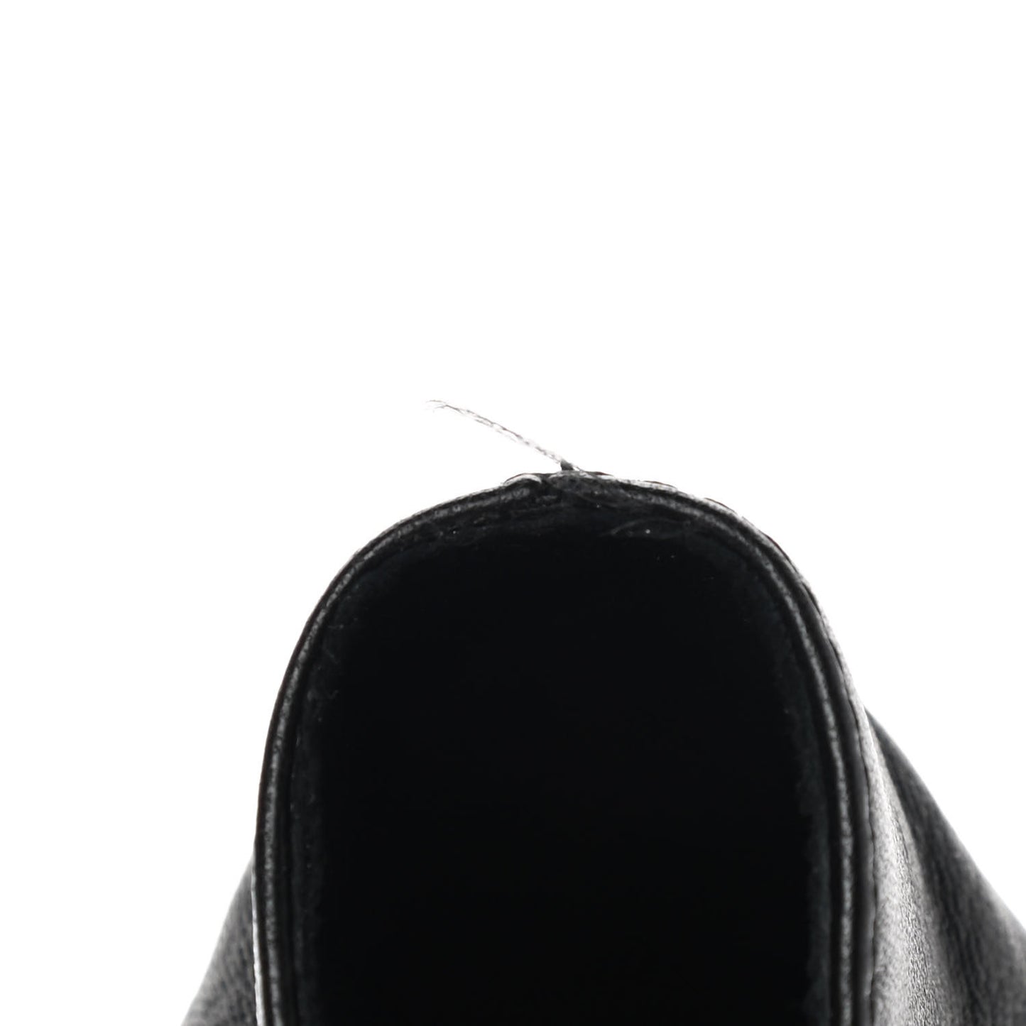 Lambskin CC Braided Chain Loafers 37.5 Black
