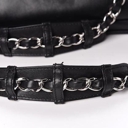 Chanel Calfskin Diagonal Ligne Flap Black 11 of 14