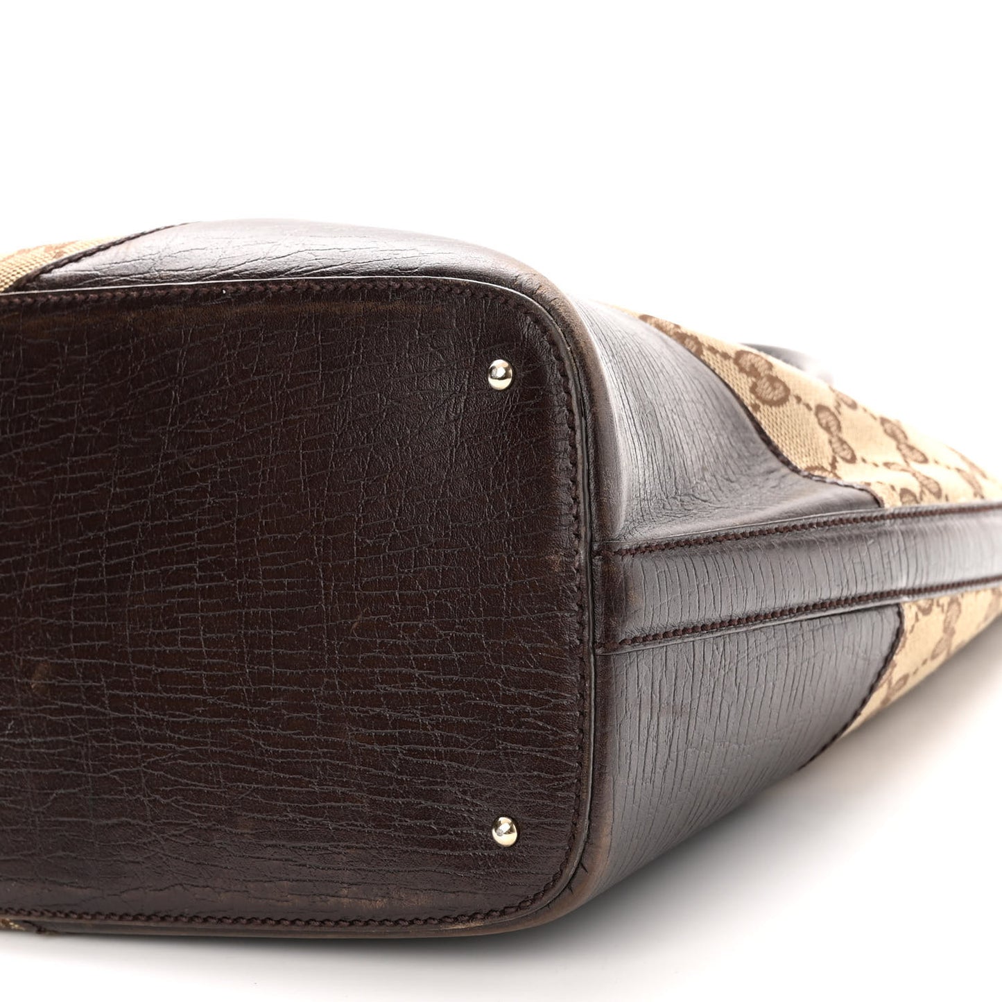 Monogram Medium Hasler Tote Dark Brown