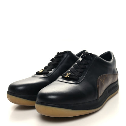 Louis Vuitton X SUPREME Calfskin Monogram Sneakers 7 Black 3 of 7