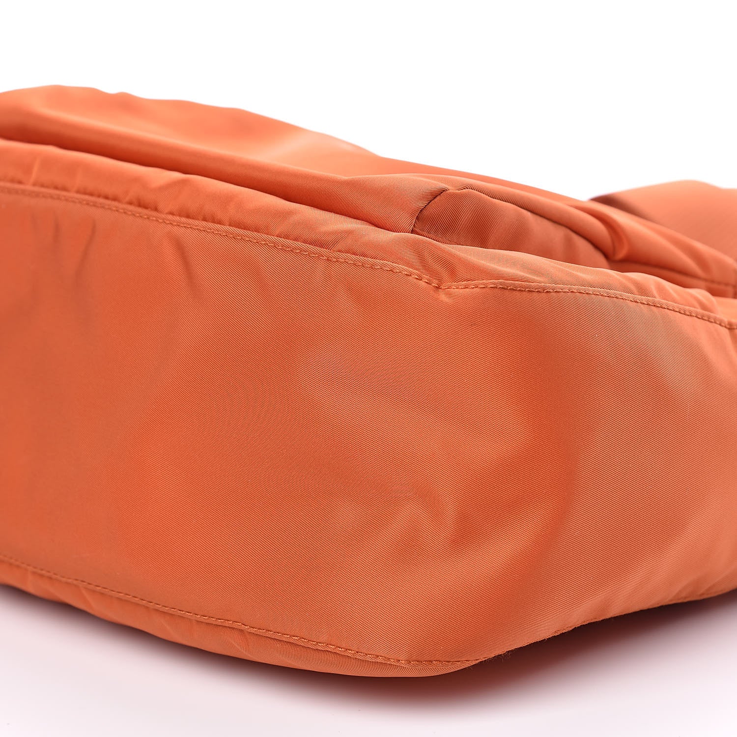 Prada Nylon Vela Flat Messenger Bag Papaya 12 of 13