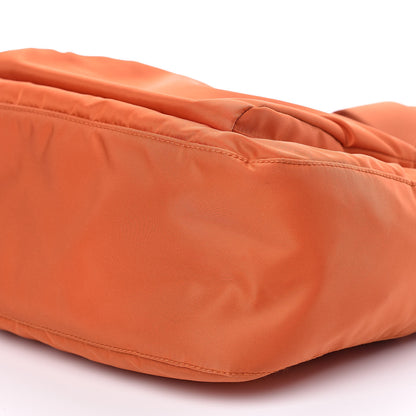Prada Nylon Vela Flat Messenger Bag Papaya 12 of 13