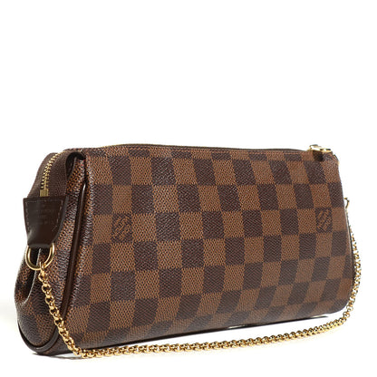 Louis Vuitton Damier Ebene Eva Clutch 3 of 7