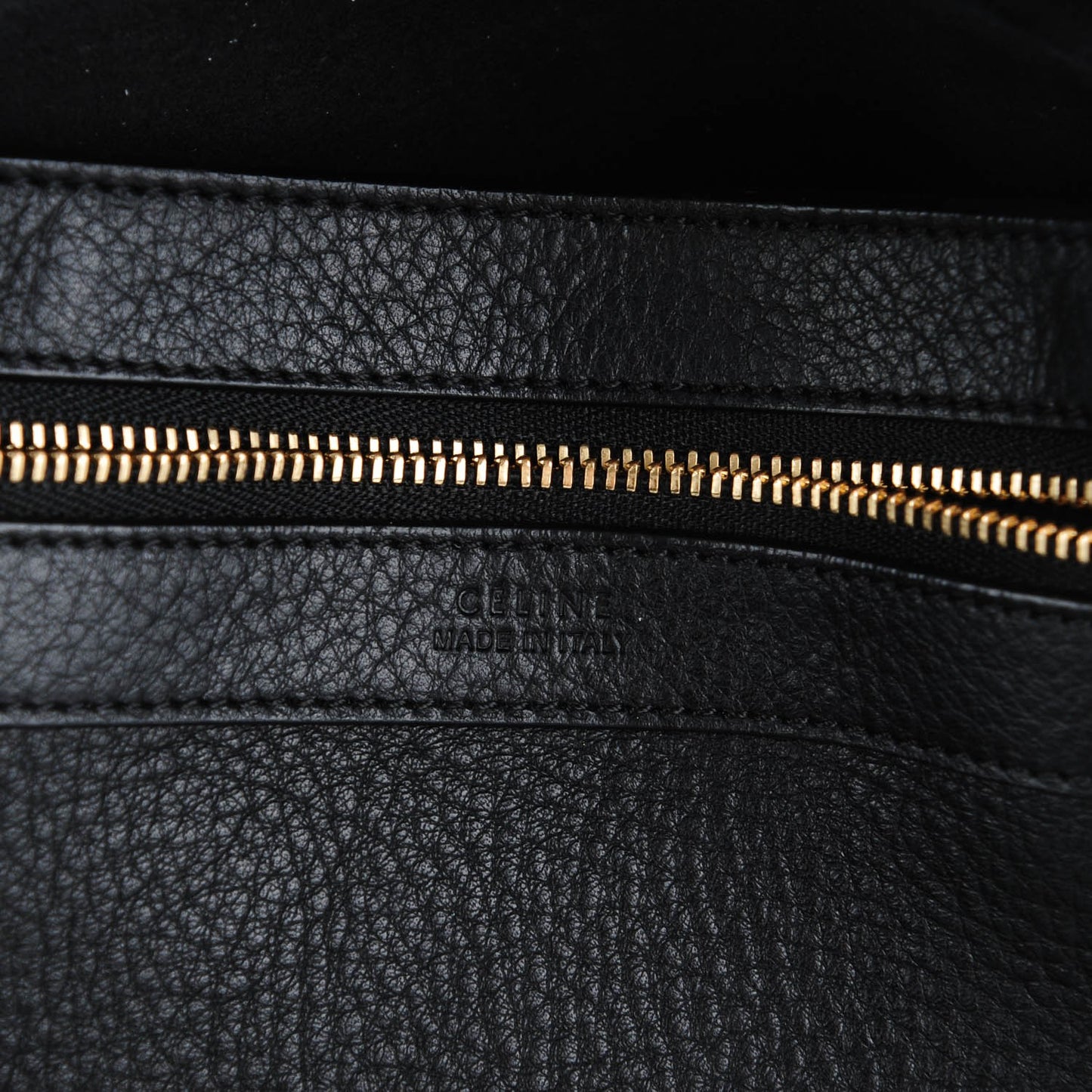 Soft Grained Calfskin Small Belt Cabas Phantom Black