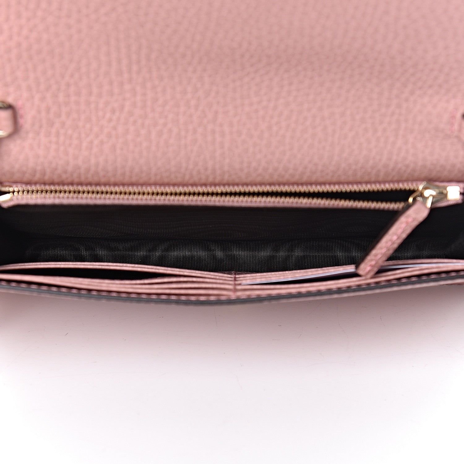 Gucci Dollar Calfskin Medium Betty Chain Wallet Soft Pink 5 of 11