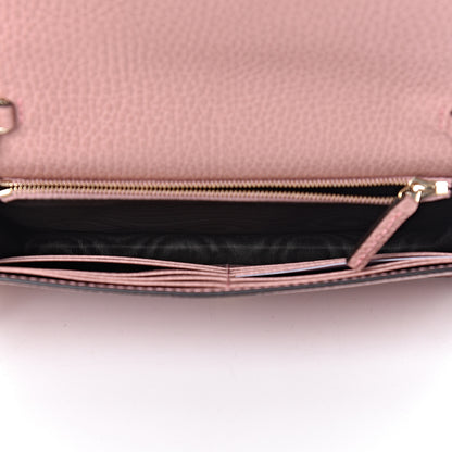 Gucci Dollar Calfskin Medium Betty Chain Wallet Soft Pink 5 of 11