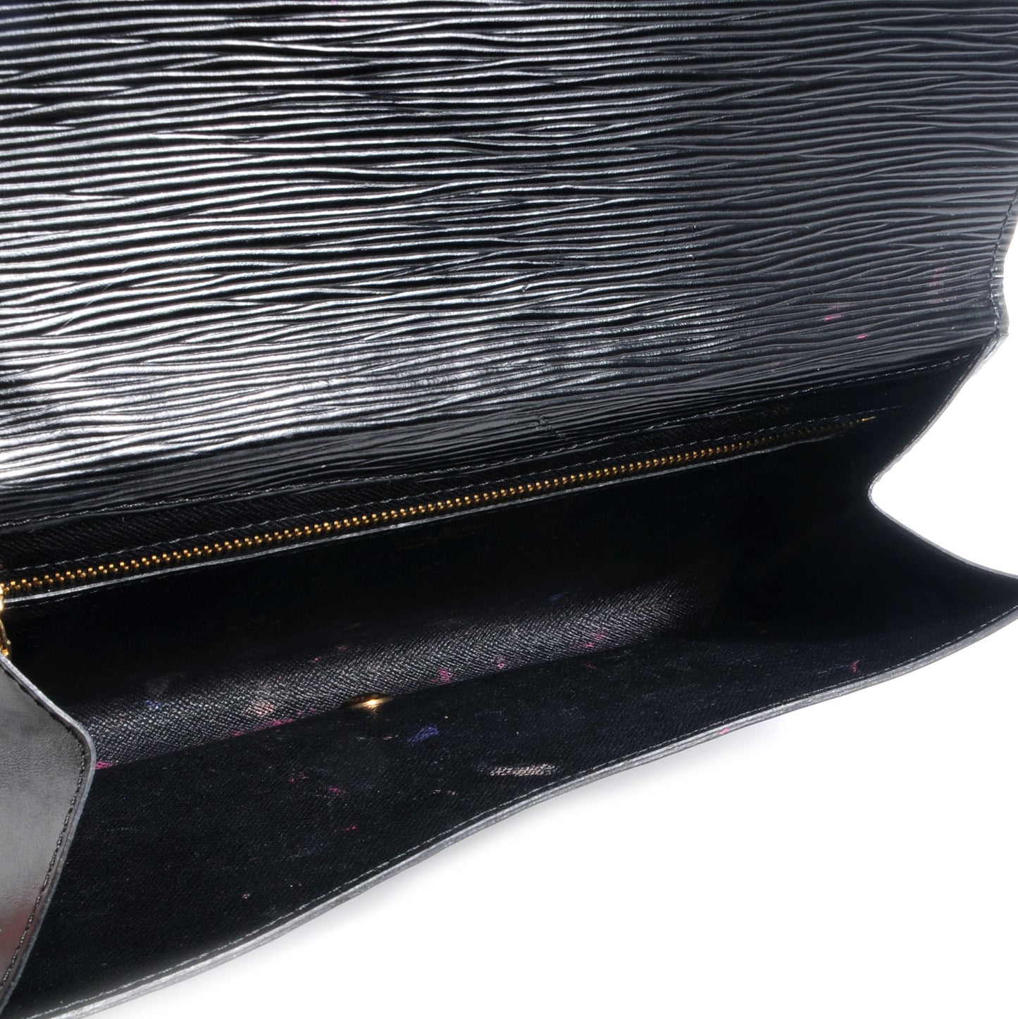 Epi Art Deco Clutch Black