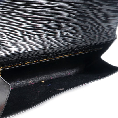 Louis Vuitton Epi Art Deco Clutch Black 6 of 8