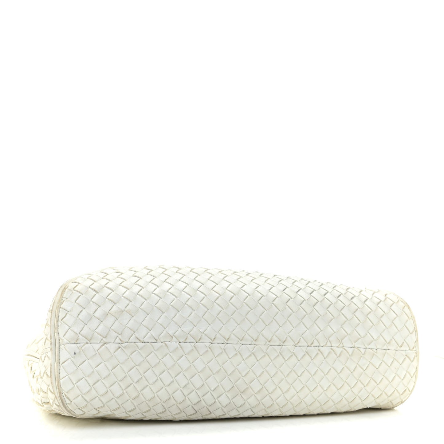 Nappa Intrecciato Ball Hobo White