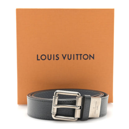 Louis Vuitton Damier Santur Reversible Belt 100 40 Black 5 of 5