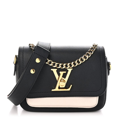 Louis Vuitton Grained Calfskin Lockme Tender Black 1 of 10