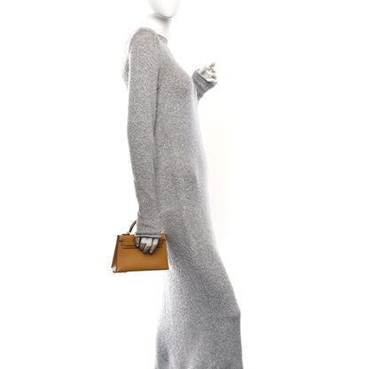 Hermes Tadelakt Mini Kelly Sellier 20 Biscuit 2 of 10