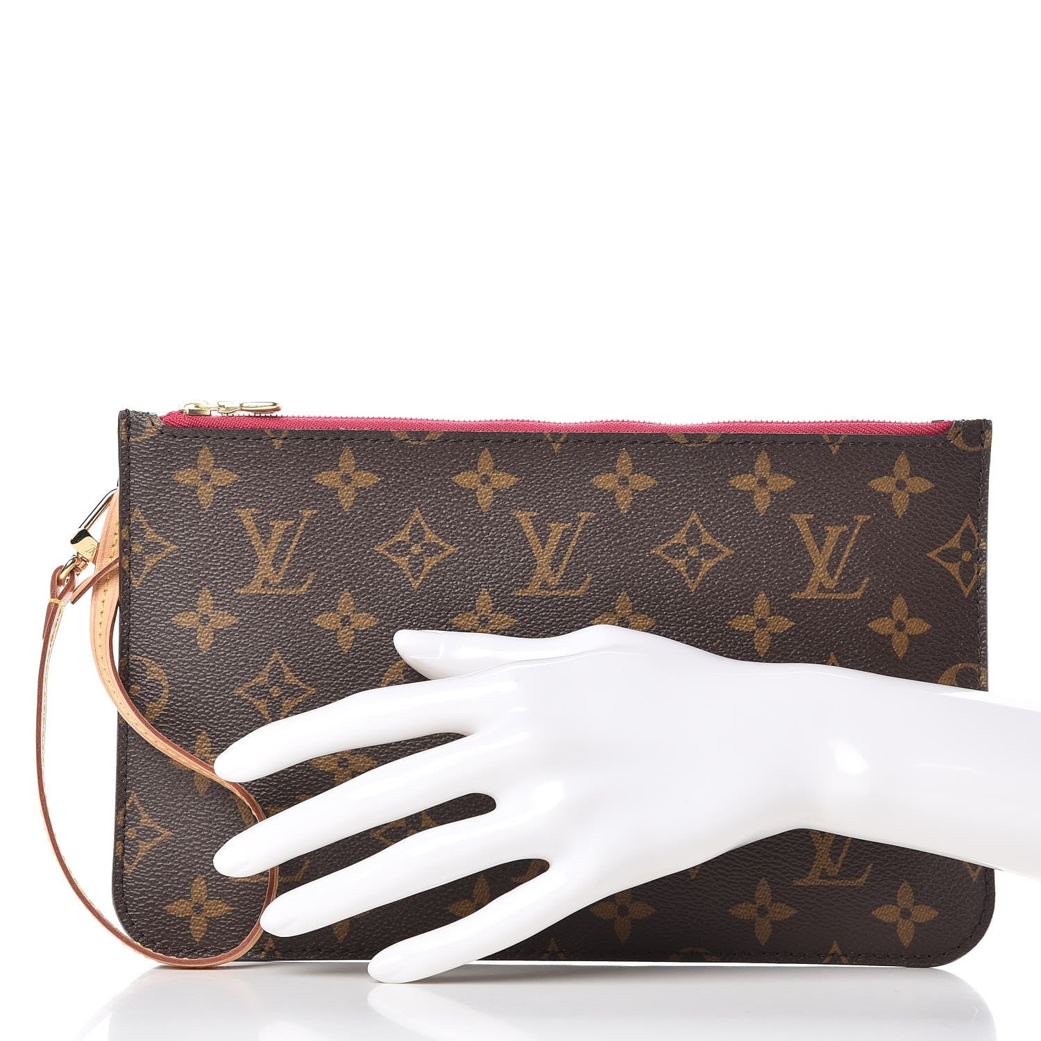 Louis Vuitton Monogram Neverfull MM GM Pochette Pivoine 2 of 7