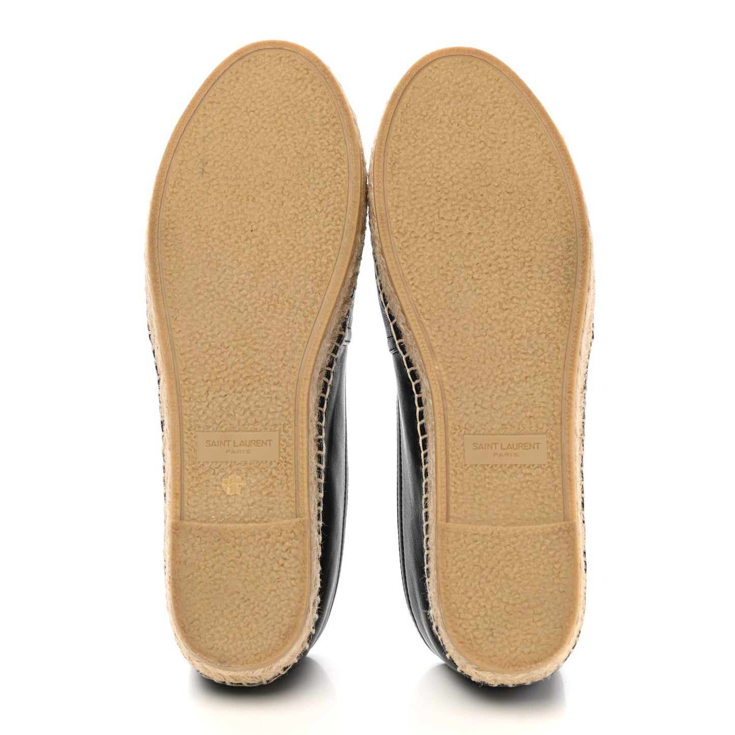 Lambskin Monogram Espadrilles 38.5 Black