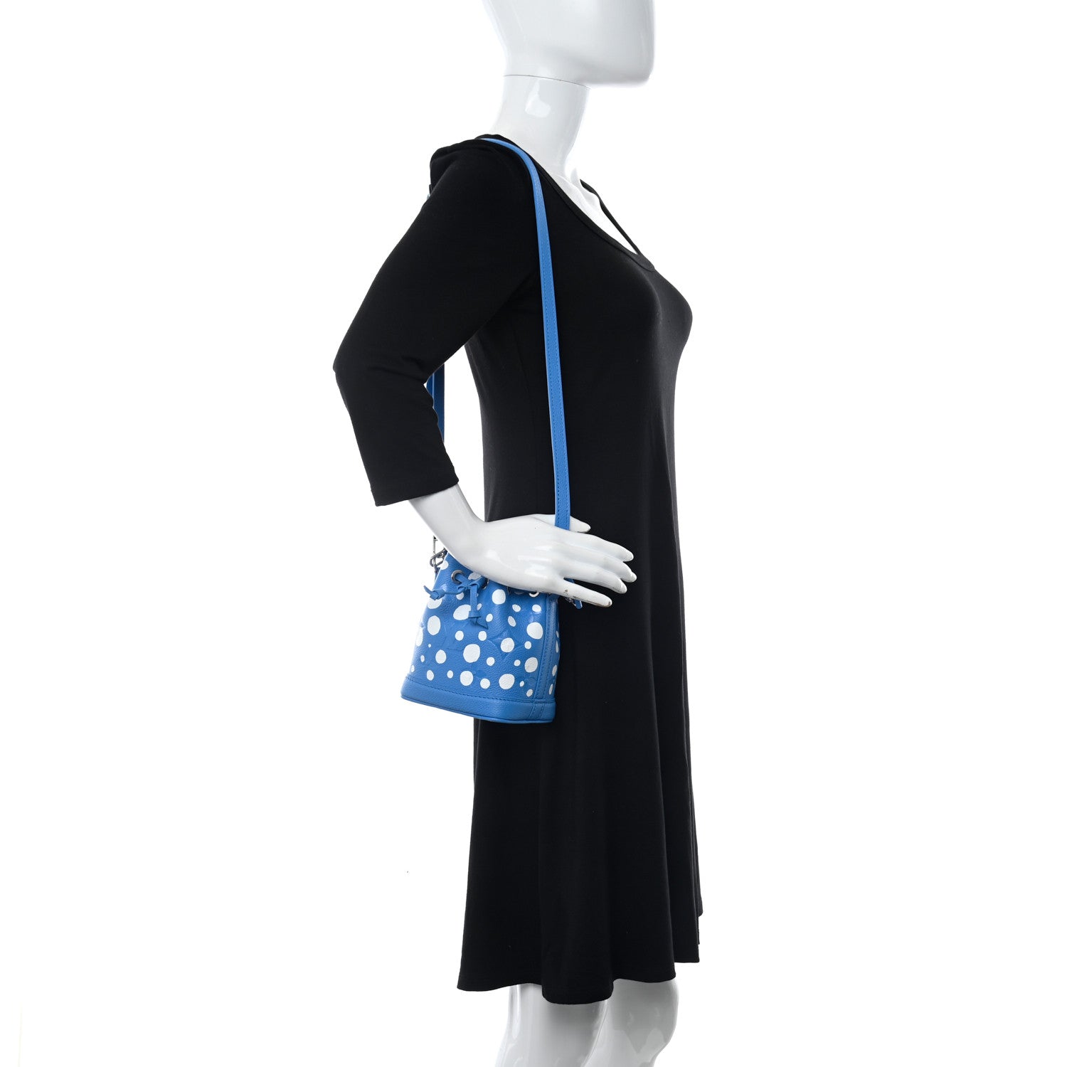 Louis Vuitton LV X YK Empreinte Nano Noe MM Blue White 2 of 10