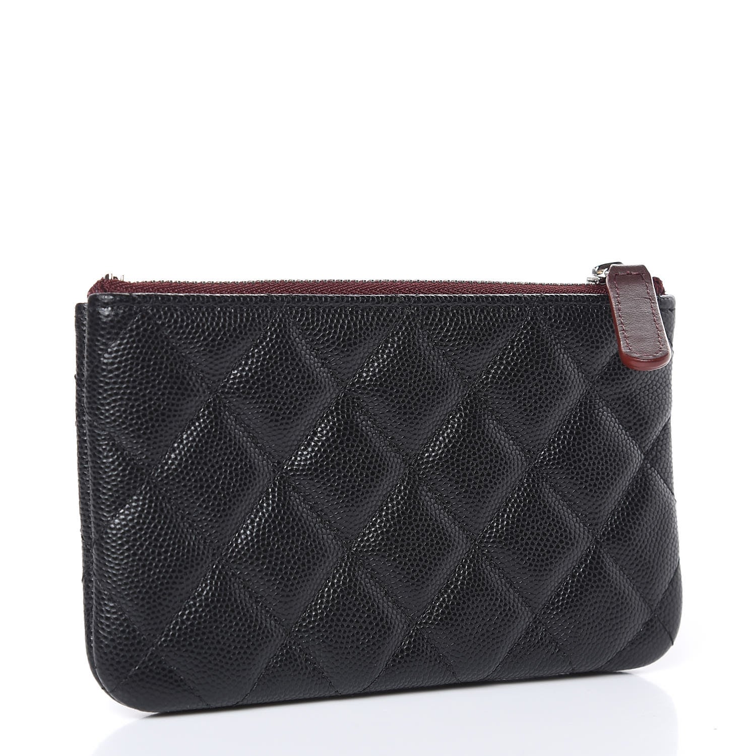 Chanel Caviar Quilted Small Cosmetic Case Black 3 of 8