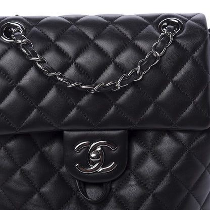 Chanel Lambskin Quilted Small Urban Spirit Backpack Black 9 of 10