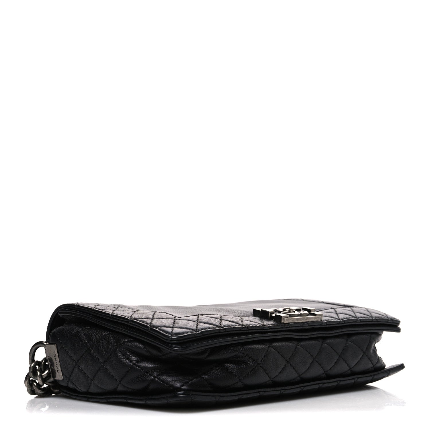 Chanel Calfskin New Medium Boy Reverso Flap Black 4 of 10