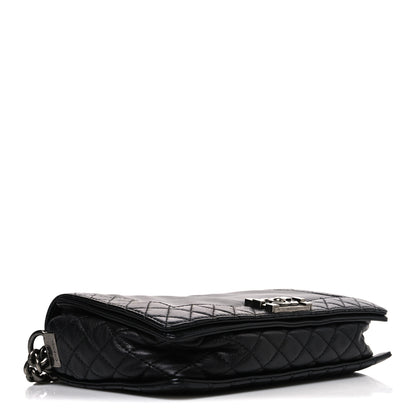 Chanel Calfskin New Medium Boy Reverso Flap Black 4 of 10