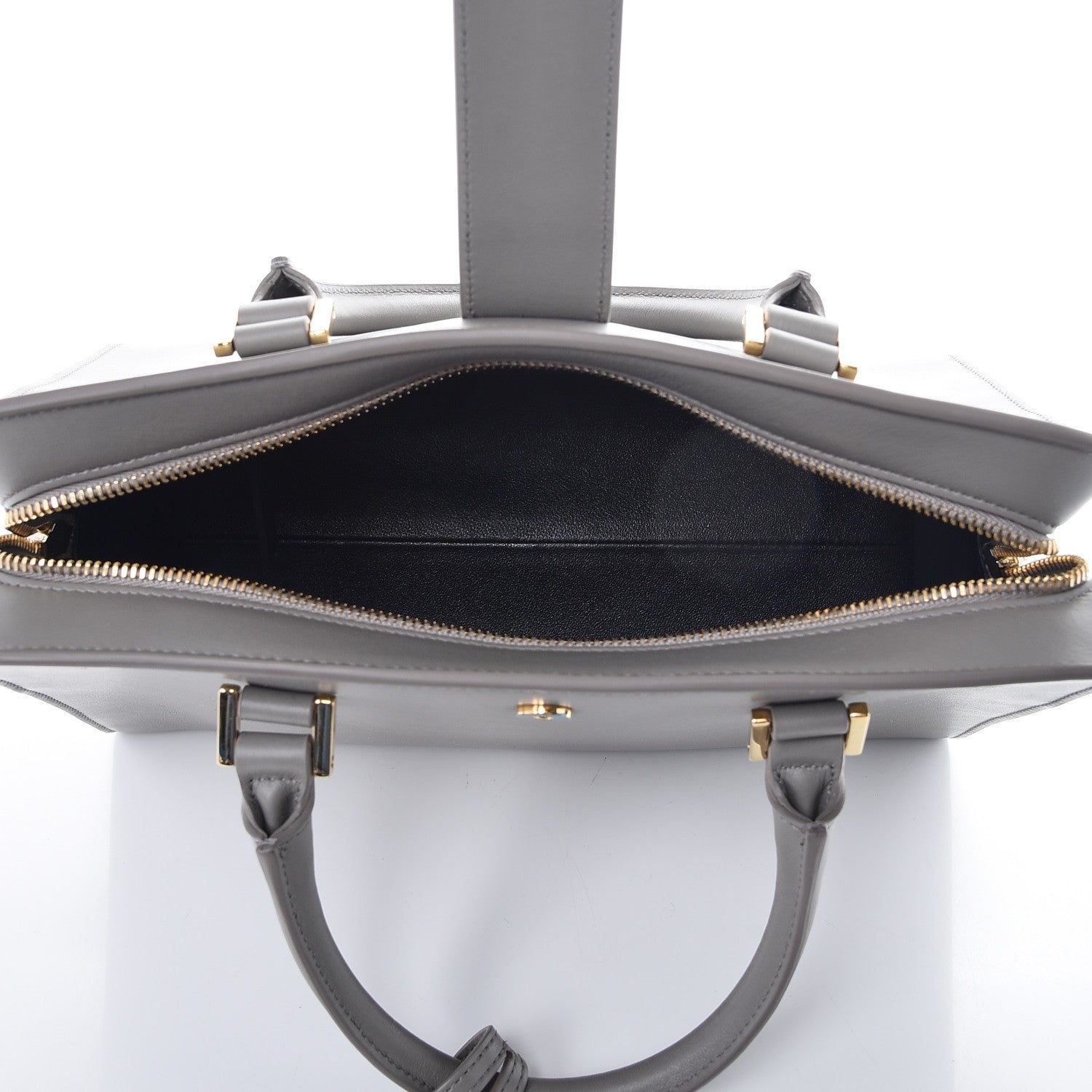 Saint Laurent Calfskin Small Monogram Cabas Fog 5 of 7