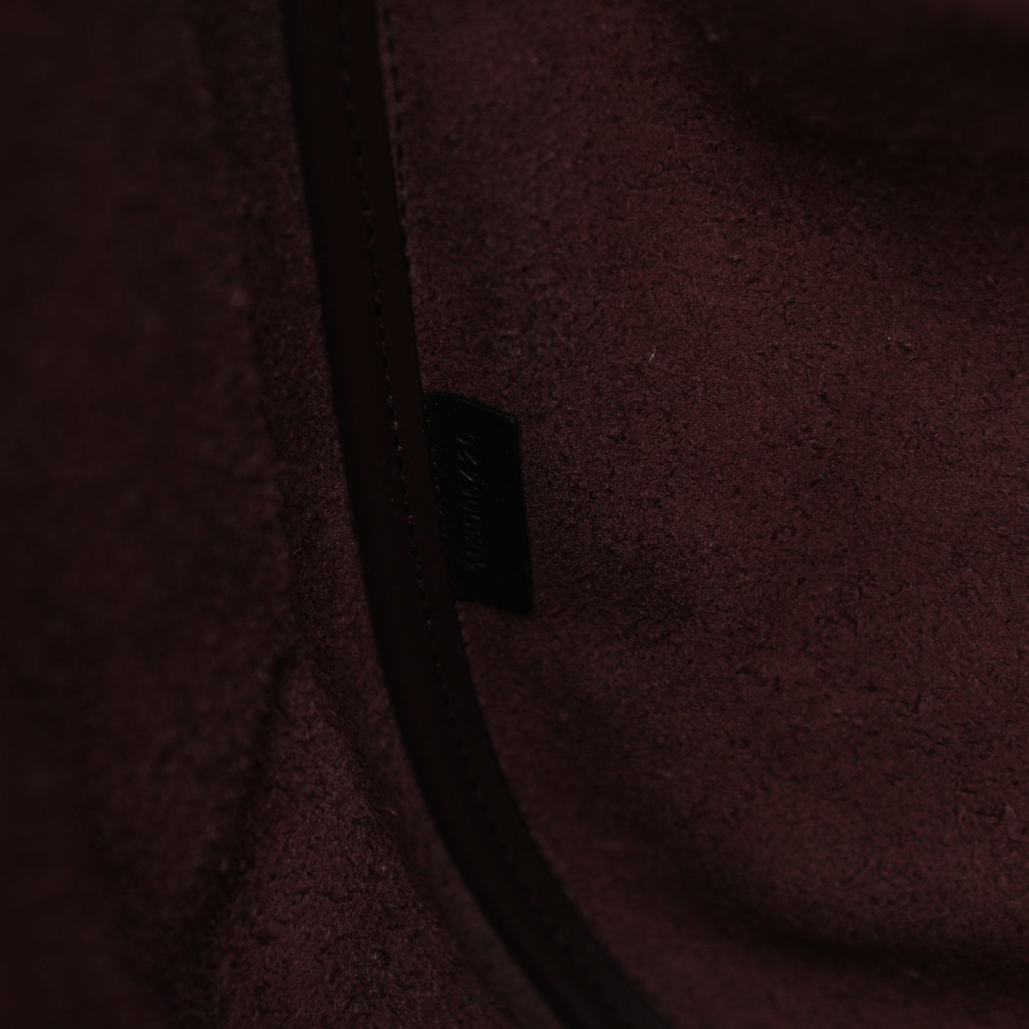 Calfskin XL Ruched Tote Chocolate Plum