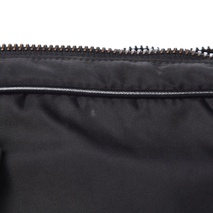 Prada Tessuto Nylon Saffiano Metal Triangle Logo Work Bag Black 26 of 34
