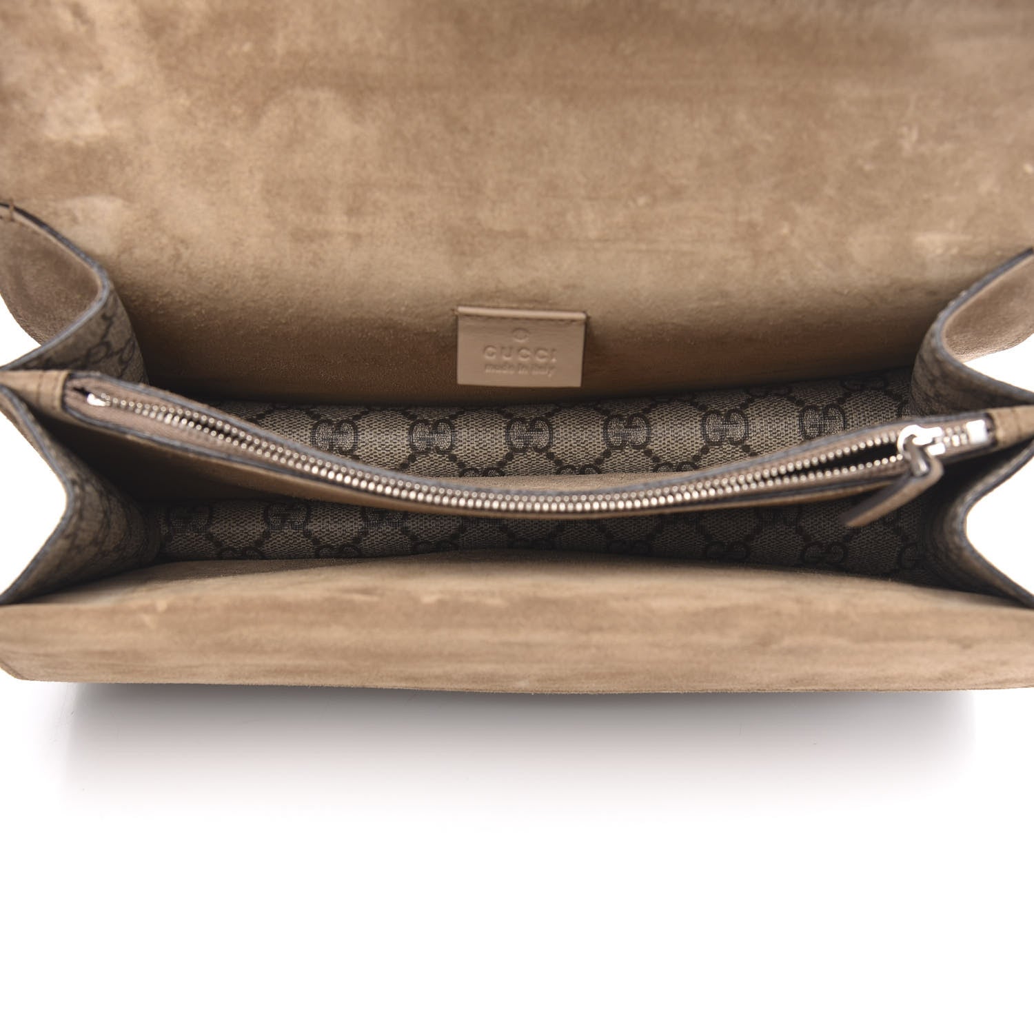 Gucci GG Supreme Monogram Small Dionysus Shoulder Bag Taupe 5 of 14