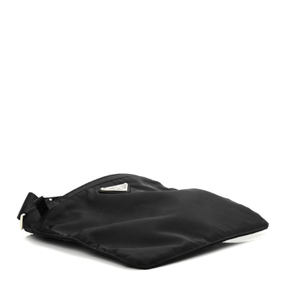 Prada Nylon Vela Flat Messenger Bag Black 6 of 23