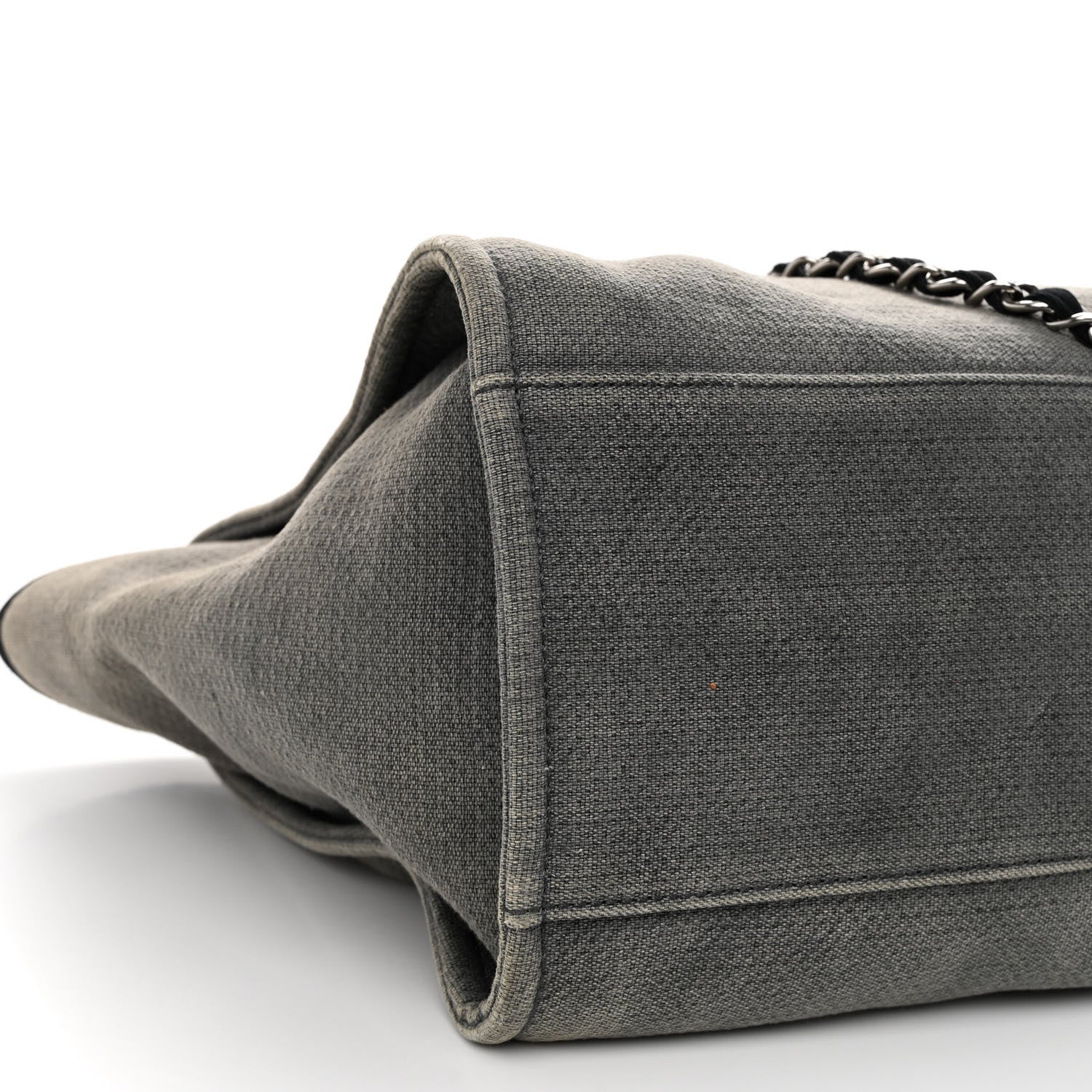 Chanel Canvas Medium Deauville Tote Grey 9 of 10