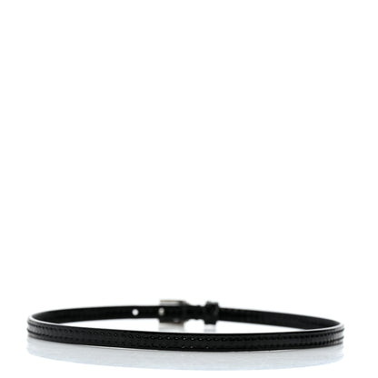 Gucci Patent Crystal G Buckle Choker Black 3 of 5