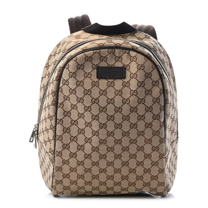 Gucci Monogram Travel Backpack Dark Brown 1 of 4