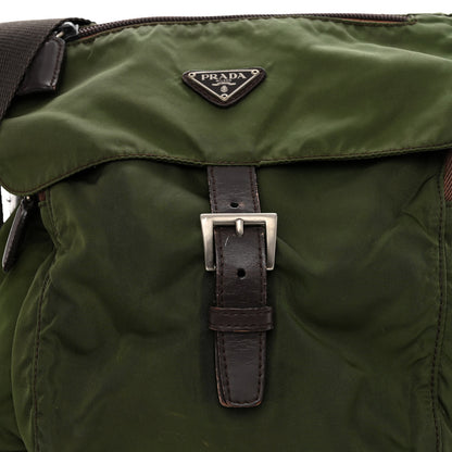 Prada Nylon Vela Small Hunting Bag Green 8 of 14