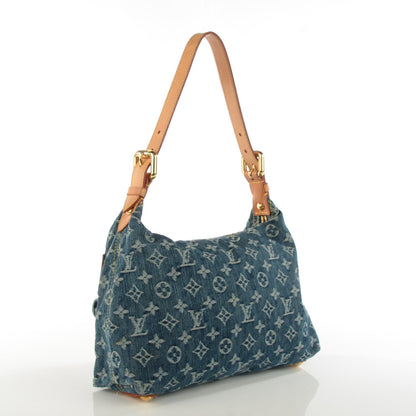 Louis Vuitton Monogram Denim Baggy PM Blue 3 of 7