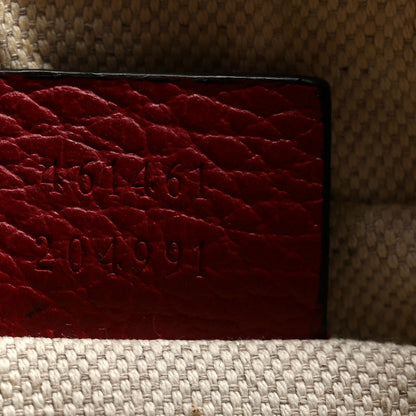 Gucci Grained Calfskin Sylvie Web Kingsnake Small Camera Bag Red Multicolor 7 of 11