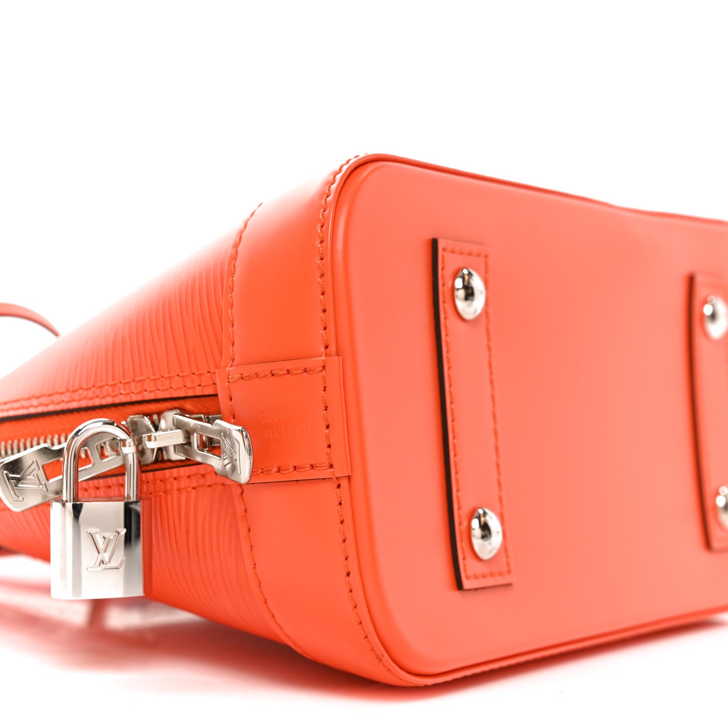 Louis Vuitton Epi Jacquard Alma BB Orange 8 of 10